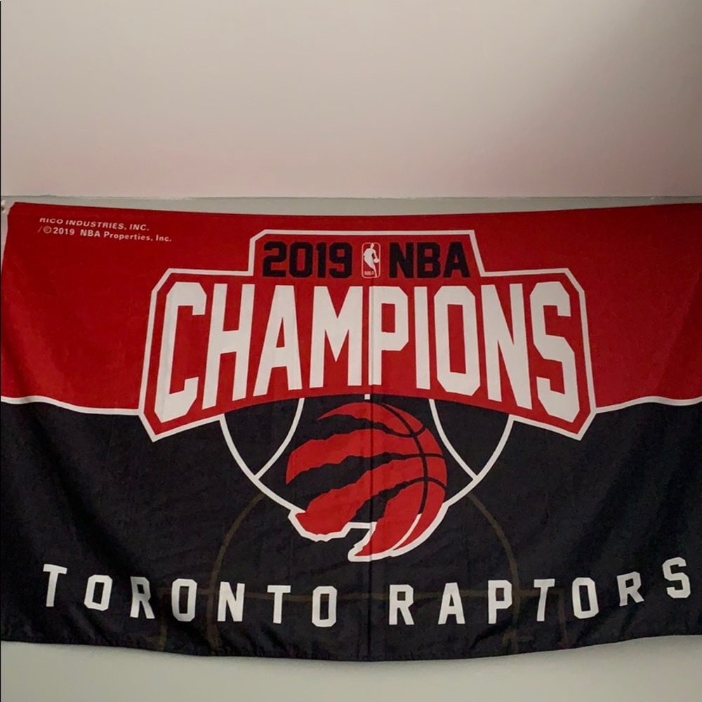 TORONTO RAPTORS 2019 NBA CHAMPIONS FLAG